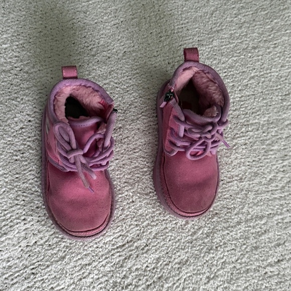 Ugg X Sesame Street Abby Neumel  Pink Toddler Girl Boots with Cartoon Design 10T - Picture 9 of 14